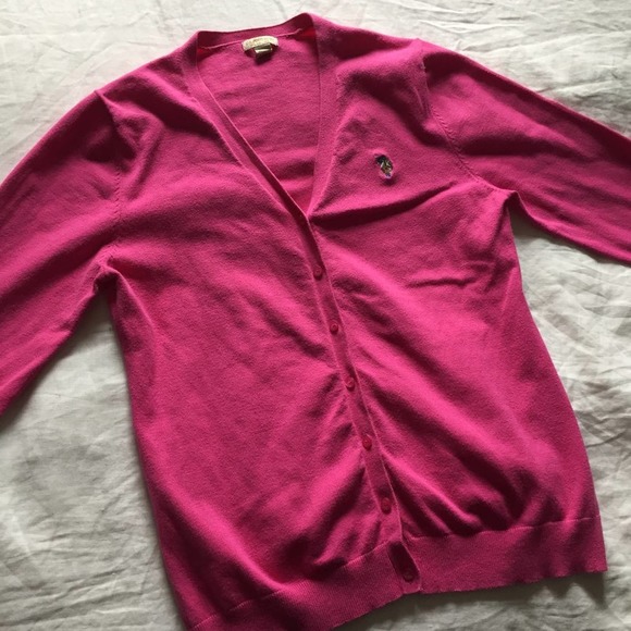 U.S. Polo Assn. Sweaters - ❌❤️‍🔥 LAST CHANCE ❤️‍🔥 U.S. POLO ASSN. 90's Pink Cardigan